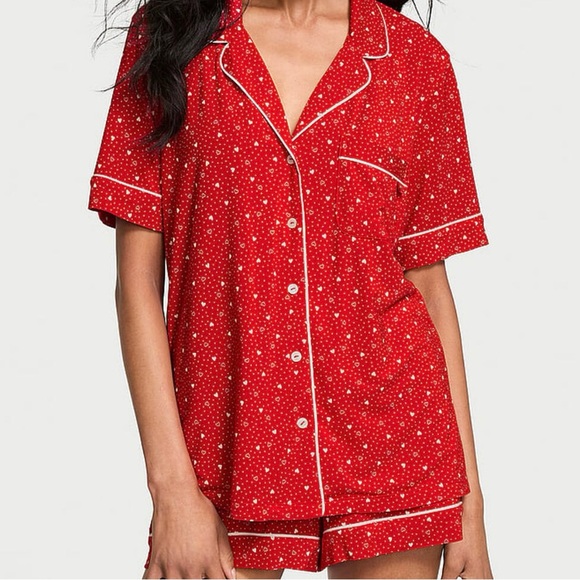 JOYARZA Charming Pink Polka Dot Women's Pajama Set NWOT - Picture 6 of 8